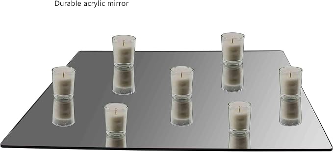 Marketing Holders 3 Pack 12” x 12” Mirrors with Rounded Corners Great for Classroom Activities Horses or Chicken Coop Flat Mirror Sheet Tile Table Decor